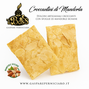 Croccanti di Mandorla Siciliana artigianali confezione elegante