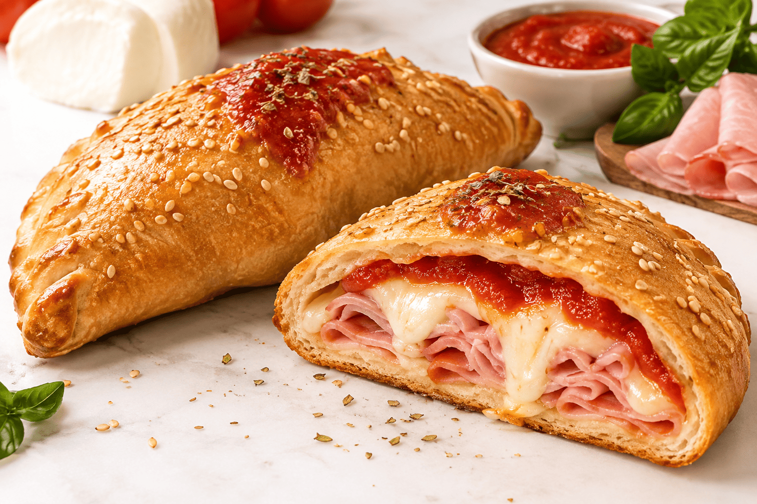calzone a forno già cotto in confezione da 6 pz per uso privato