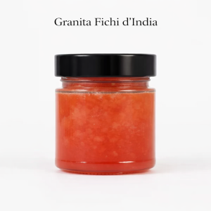 granita fichi d'india - Gaspare Perniciaro, con fichi d'india di santa margherita di belice