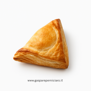 Sfogliatella siciliana artigianale con ragù di carne e sfoglia dorata