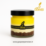 Cheesecake Limone Siciliana artigianale Il Boss Gaspare Perniciaro in vasetto monoporzione da ristorazione, con strati di crema e copertura al limone naturale, dolce fresco e profumato.