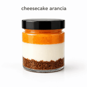 Cheesecake arancia siciliana in vasetto artigianale