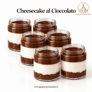 confezione da 6 pz di cheesecake al cioccolato artigianale