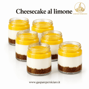 confezione di cheesecake al limone da 6 pz artigianle siciliana gaspare perniciaro IL BOSS