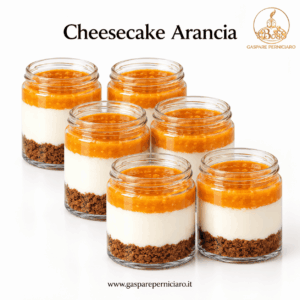 confezione da 6 pz cheesecake arancia artigianale siciliana gaspare perniciaro