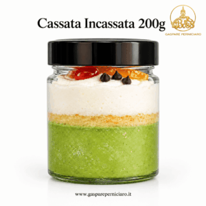 cassata siciliana in monoporzione in vasetto di vetro da 200g