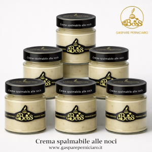 crema spalmabile alle noci prodotte a sambuca di sicilia Agrigento da Gaspare Perniciaro confezione da 6 pz