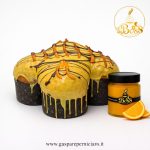 Colomba Artigianale Siciliana alle Arance di Ribera con crema d’arancia da 220 g, lievitazione naturale 72 ore, confezione regalo elegante Il Boss Gaspare Perniciaro