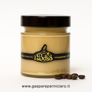 crema spalmabile al caffè artigianale siciliana in vasetto da 220g, perfetta per colazione e dessert