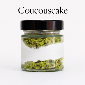 Dolce di San Vito o couscous cake -dessert di mousse di ricotta e couscous dolce al pistacchio dolce tipico di san vito lo capo