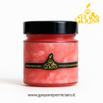 Vasetto di Granita di Anguria Artigianale Monoporzione de Il Boss Gaspare Perniciaro, dessert siciliano naturale e fresco in confezione elegante in vetro.