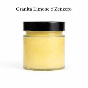 Vasetto da 200 g di granita al limone e zenzero Gaspare Perniciaro di Sambuca di Sicilia