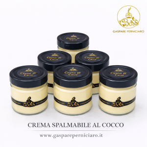 crema spalmabile al cocco in confezione da 6 pz artigianale di Gaspare Perniciaro