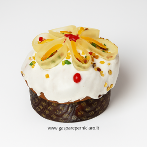 Gran Panettone Cassata Siciliana artigianale con ricotta fresca, confezione regalo elegante