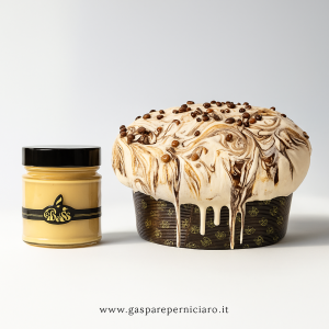 panettone artigianale al caffè con crema spalmabile al caffè Napoletano