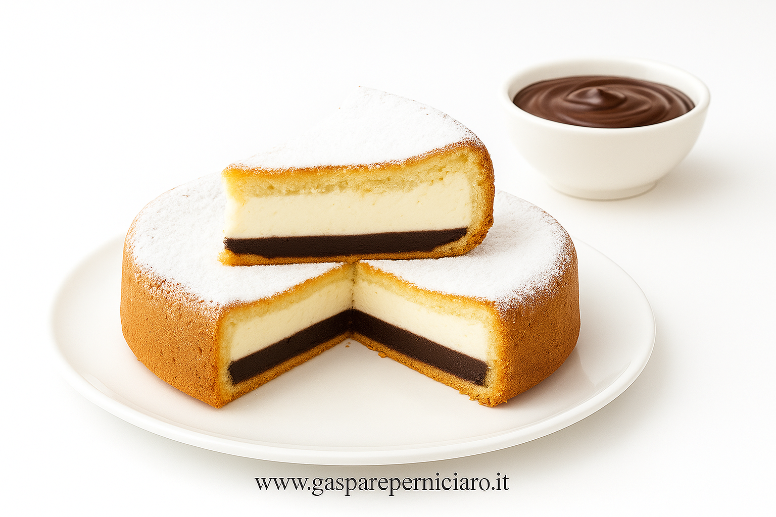 Cassata artigianale siciliana con ricotta fresca e cioccolato fondente firmata Il Boss Gaspare Perniciaro