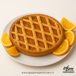 Crostata gourmet all’arancia di Ribera DOP artigianale con confettura naturale