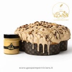 Colomba Artigianale al Caffè Siciliano realizzata a mano da produttore artigianale, dolce pasquale soffice con spolverata di zucchero a velo e confezione regalo elegante