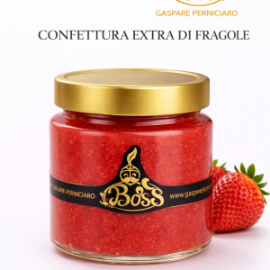 Prelibata confettura extra di fragole siciliana artigianale selezionata da Gaspare Perniciaro