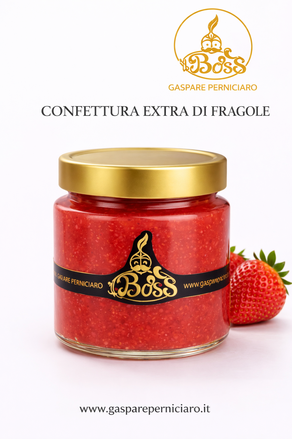 Prelibata confettura extra di fragole siciliana artigianale selezionata da Gaspare Perniciaro
