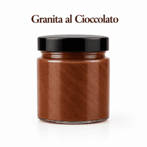 Granita al cioccolato siciliana monoporzione in vasetto