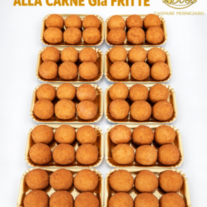 60 ARANCINE ALLA CARENE GIà FRITTE SOLO DA DECONGELARE E SERVIRE PRODUZIONE ARTIGIANALE GASPARE PERNICIARO