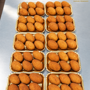 60 ARANCINE AL BURRO ARTIGIANALI SICILIANE PRODUZIONE A SAMBUCA DI SICILIA