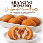 Arancino romano carbomatriciana pepata produzione special gaspare eprniciaro street food roma italian food