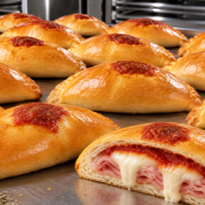 calzoni a forno horeca prosciutto mozzarella salsa di pomodoro pepe origano sale