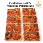 pizza siciliana chiamata anche sfincione palermitano 8 pz