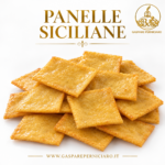 Panelle siciliane già fritte dorate e lucide, specialità palermitana per ristorazione HORECA in fornitura professionale da 10 kg Gaspare Perniciaro