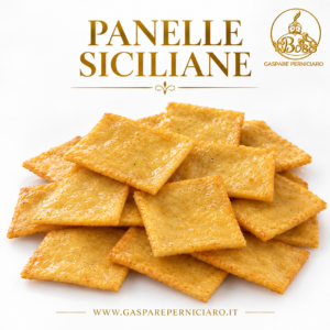 Panelle siciliane già fritte dorate e lucide, specialità palermitana per ristorazione HORECA in fornitura professionale da 10 kg Gaspare Perniciaro