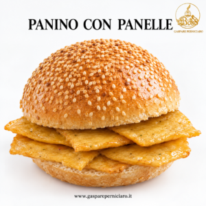 panino con panelle artigianale di gaspare perniciaro street fodd palermitano