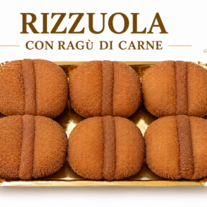 6 rizzuole artigianale farcite con ragù di carne