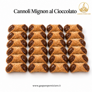 cannoli mignon al cioccolato horeca - prodotto a lunga conservazione